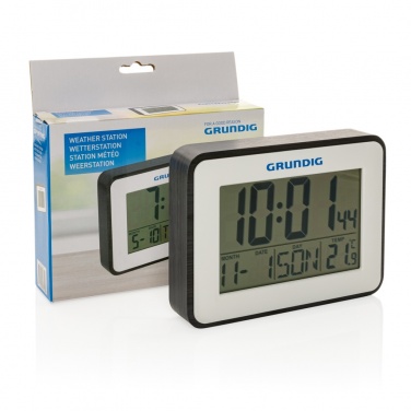 Logotrade promotional product picture of: Grundig weatherstation alarm and calendar