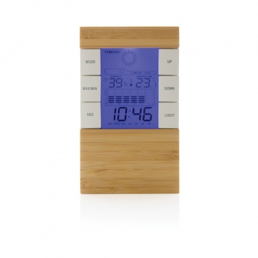 Logotrade promotional giveaway picture of: Utah RCS rplastic and bamboo weather station