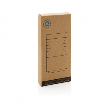 Logo trade advertising product photo of: Utah RCS rplastic and bamboo weather station