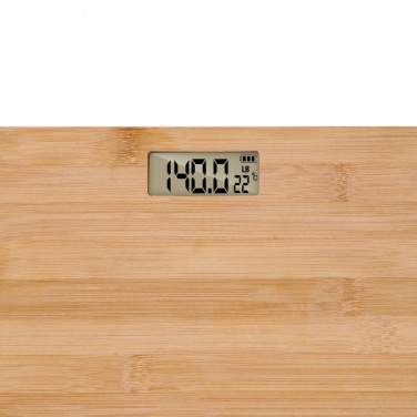 Logotrade business gifts photo of: Grundig Bamboo Digital Body Scale