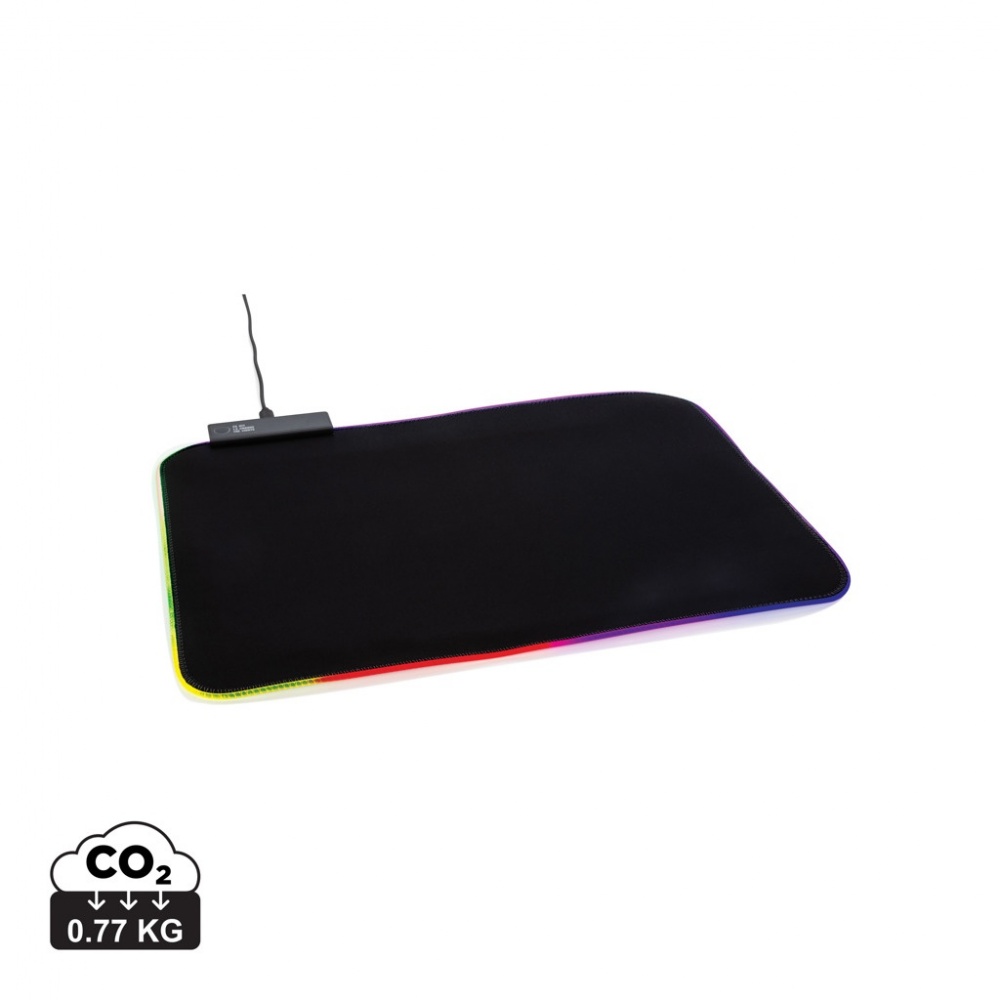 Logo trade promotional giveaway photo of: RGB gaming mousepad