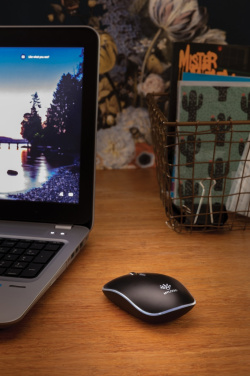 Logo trade advertising products picture of: Light up logo wireless mouse