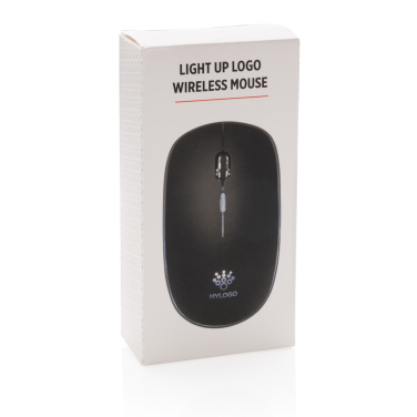 Logo trade promotional gifts picture of: Light up logo wireless mouse