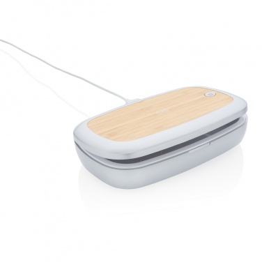 Logo trade promotional item photo of: Rena UV-C steriliser box with 5W wireless charger