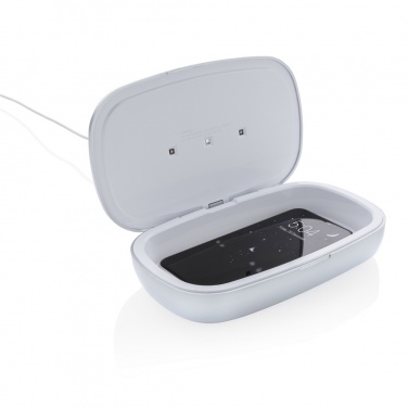 Logotrade promotional merchandise image of: Rena UV-C steriliser box with 5W wireless charger