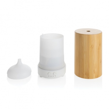 Logo trade promotional item photo of: RCS recycled plastic and bamboo aroma diffuser
