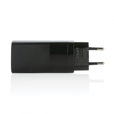 Logo trade corporate gift photo of: Philips 65W ultra fast PD 3-port USB wall charger