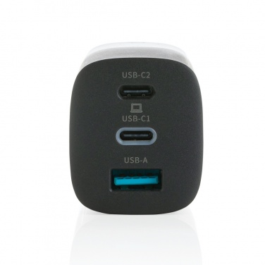 Logotrade promotional merchandise picture of: Philips 65W ultra fast PD 3-port USB wall charger