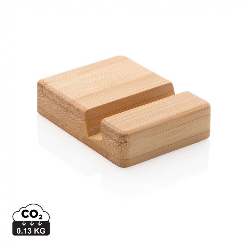 Logotrade promotional gift image of: Bamboo phone stand XD