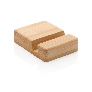 Logo trade promotional giveaway photo of: Bamboo phone stand XD