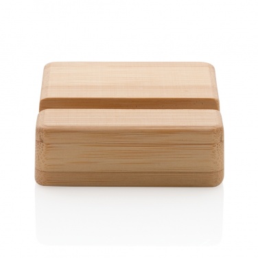 Logo trade promotional items image of: Bamboo phone stand XD