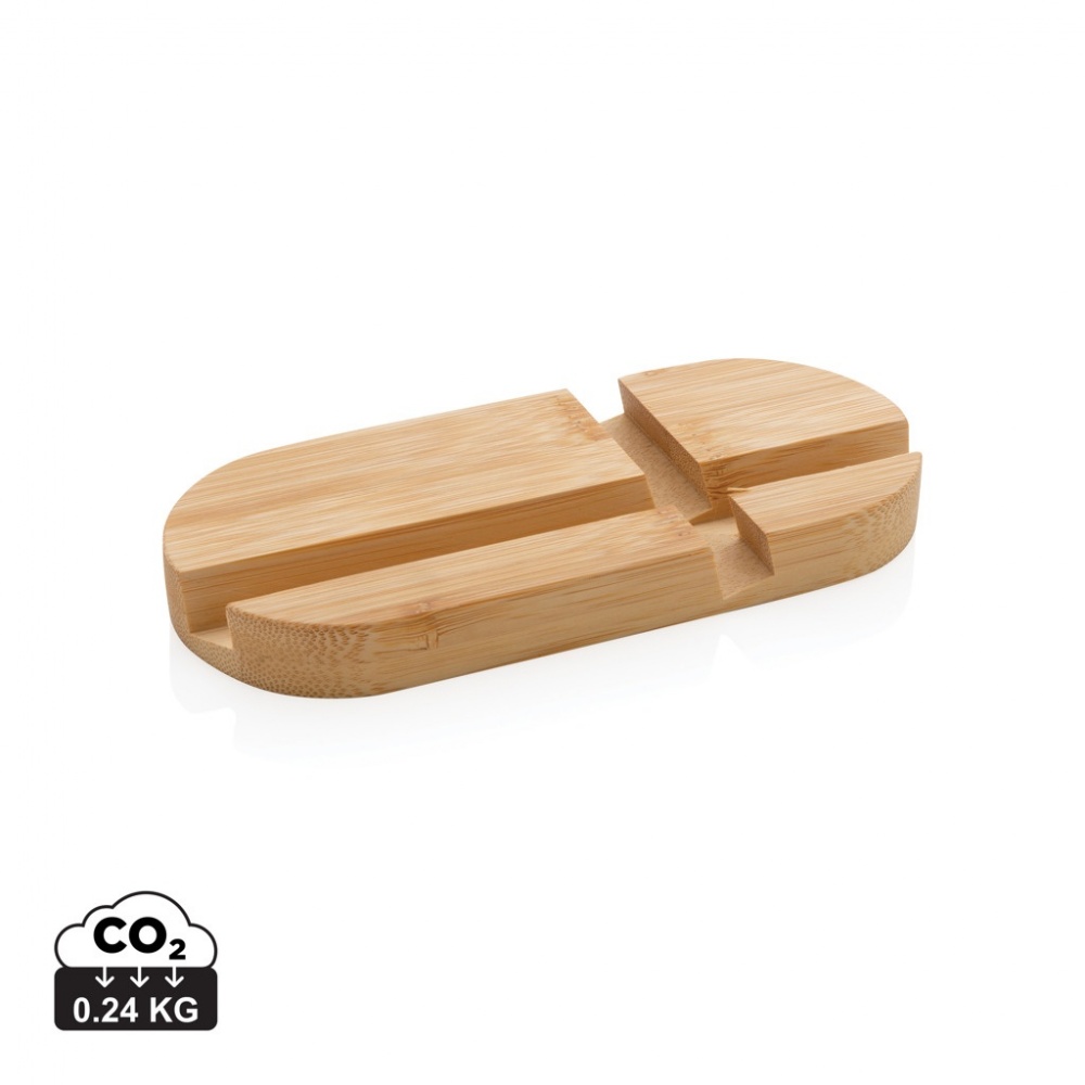 Logotrade promotional item image of: Bamboo tablet and phone holder