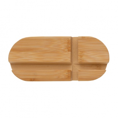 Logo trade promotional products picture of: Bamboo tablet and phone holder