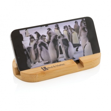 Logotrade business gift image of: Bamboo tablet and phone holder