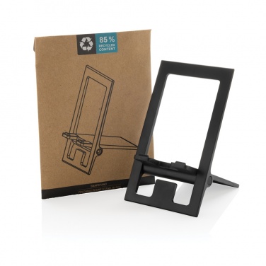 Logotrade promotional item image of: SnapStand RCS recycled plastic foldable phone stand