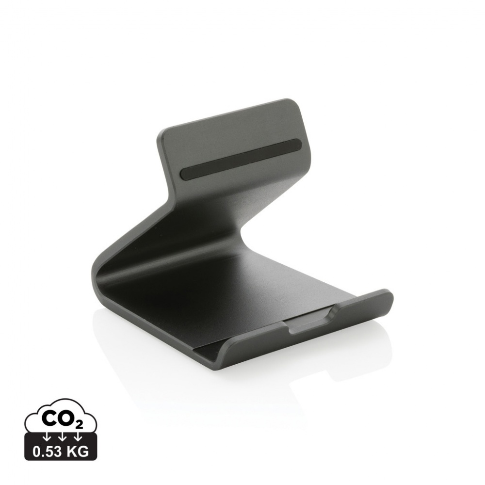 Logo trade promotional giveaway photo of: Terra RCS recycled aluminium tablet & phone stand