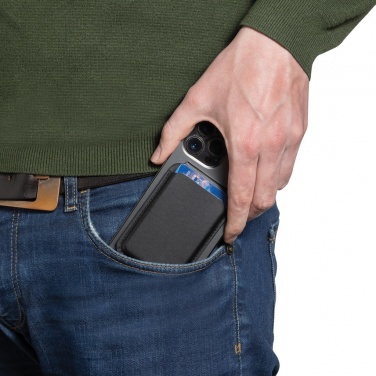 Logotrade advertising products photo of: Magstand RCS recycled PU magnetic phone wallet with stand