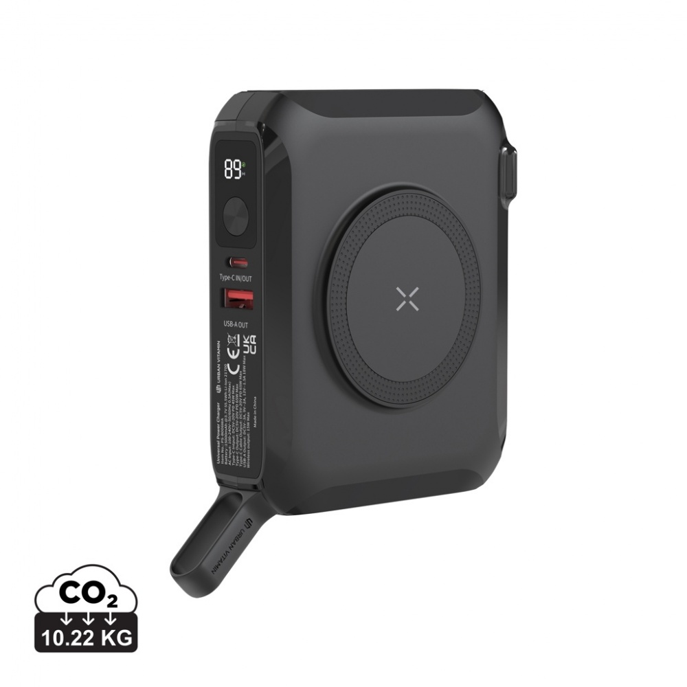 Logo trade promotional giveaways image of: Urban Vitamin Oxnard 5 in 1 65W universal charger