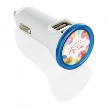 Logo trade corporate gift photo of: Powerful dual port car charger