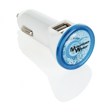 Logo trade advertising products picture of: Powerful dual port car charger