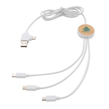 Logotrade promotional giveaway picture of: RCS recycled plastic Ontario 6-in-1 cable