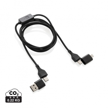 Logotrade promotional giveaway picture of: Datalock RCS recycled 60W hacking protection cable