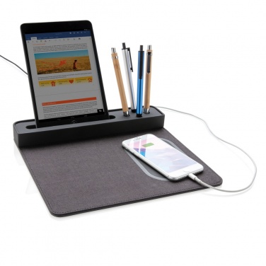 Logotrade business gift image of: Air mousepad with 5W wireless charging and USB