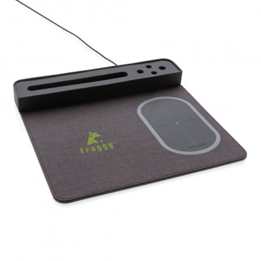 Logotrade promotional gifts photo of: Air mousepad with 5W wireless charging and USB