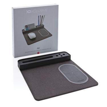 Logotrade promotional product image of: Air mousepad with 5W wireless charging and USB