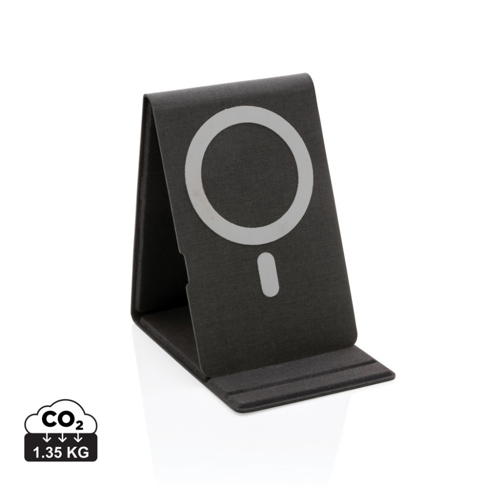 Logotrade promotional products photo of: Artic Magnetic 10W wireless charging phone stand