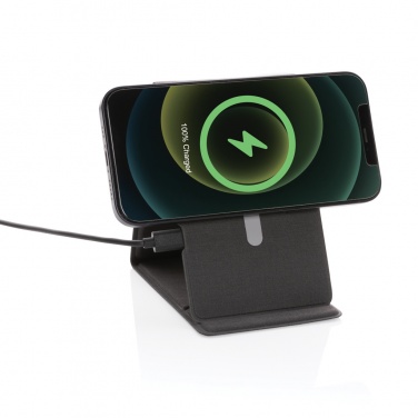 Logotrade promotional products photo of: Artic Magnetic 10W wireless charging phone stand