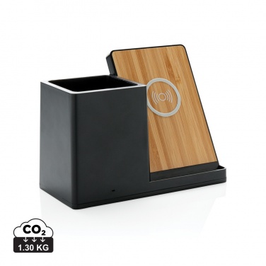 Logo trade promotional items picture of: Ontario RCS recycled plastic 10W wireless charger