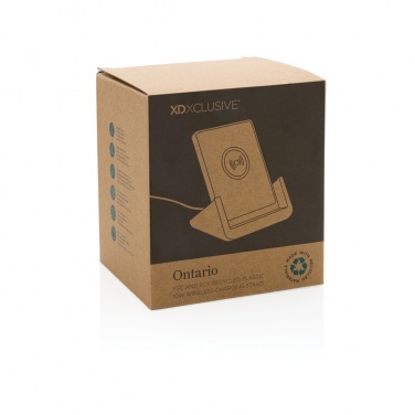Logotrade promotional products photo of: Ontario  RCS recycled plastic 10W stand