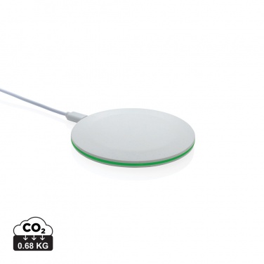 Logo trade promotional products picture of: RCS recycled plastic 15W Wireless fast charger
