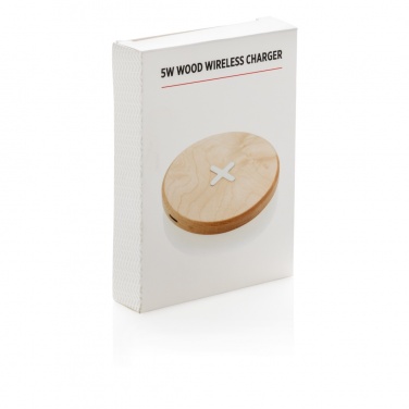 Logotrade promotional giveaway picture of: 5W wood wireless charger
