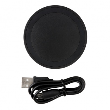 Logo trade promotional giveaway photo of: 5W wireless charging pad round