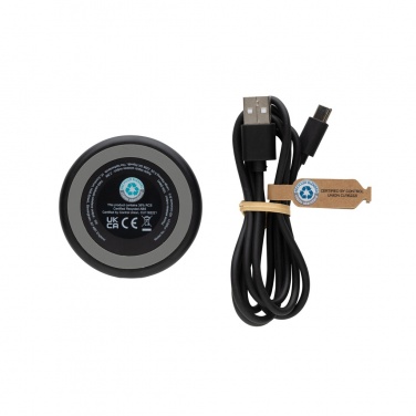Logo trade promotional items image of: Magnapad 15W RCS rplastic magnetic 3 in 1 charging pad