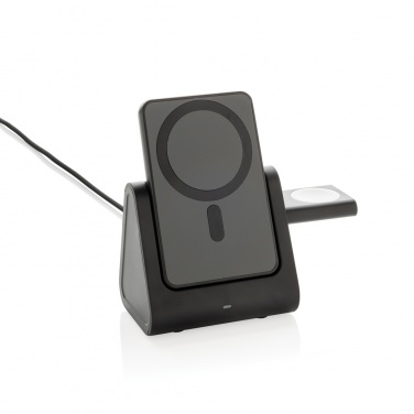 Logo trade corporate gifts picture of: Powerbase RCS recycled plastic 3 in 1 charger with powerbank