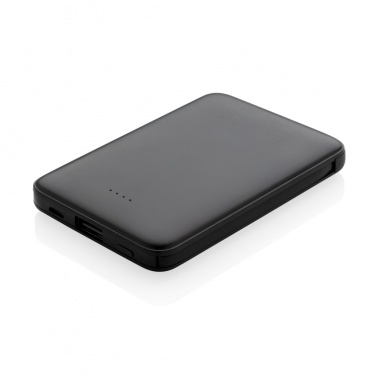 Logotrade promotional item picture of: 5.000 mAh Pocket Powerbank with integrated cables