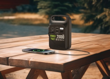 Logotrade promotional item picture of: Power Vault RCS rplastic 21000 mAh portable power station