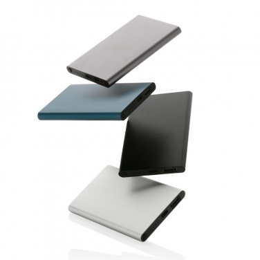 Logotrade advertising product picture of: RCS recycled plastic/aluminum 4000 mah powerbank with type C