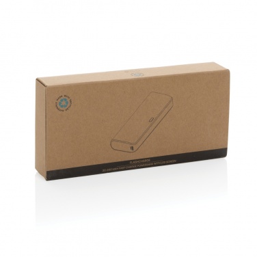 Logotrade corporate gift image of: FlashCharge RCS rplastic 20000 mah fast charge powerbank