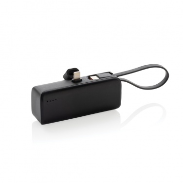 Logo trade corporate gifts picture of: Powerlink RCS rplastic 3000 mAh powerbank iOS connector