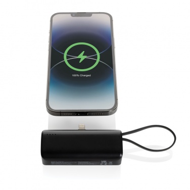 Logotrade promotional products photo of: Powerlink RCS rplastic 3000 mAh powerbank iOS connector