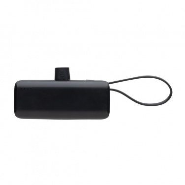 Logotrade promotional gift image of: Powerlink RCS rplastic 3000 mAh powerbank iOS connector