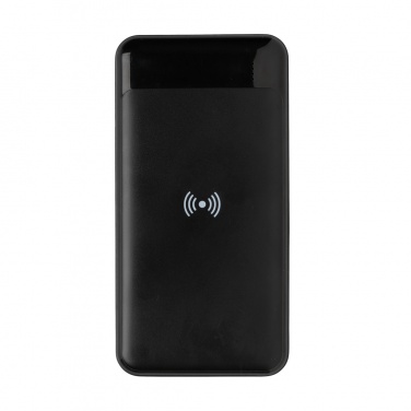 Logotrade promotional item image of: RCS standard recycled plastic wireless powerbank