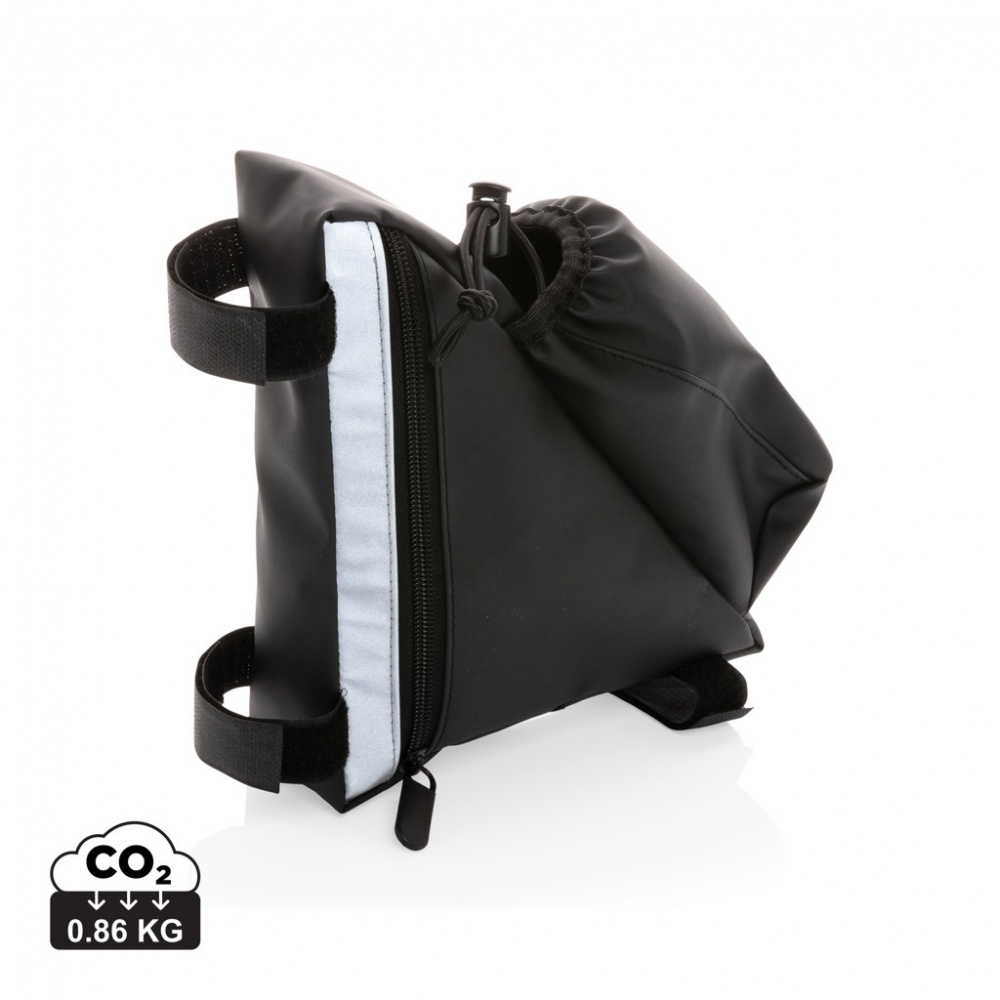 Logo trade promotional products picture of: PU high visibility bike frame bag with bottle holder