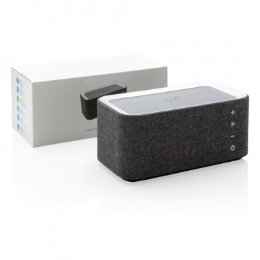 Logotrade promotional item image of: Vogue wireless charging speaker