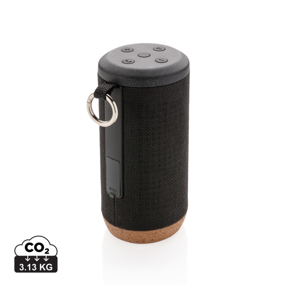 Logo trade promotional item photo of: Baia 10W wireless speaker, cork