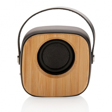 Logotrade promotional gift image of: Bamboo 3W Wireless Fashion Speaker